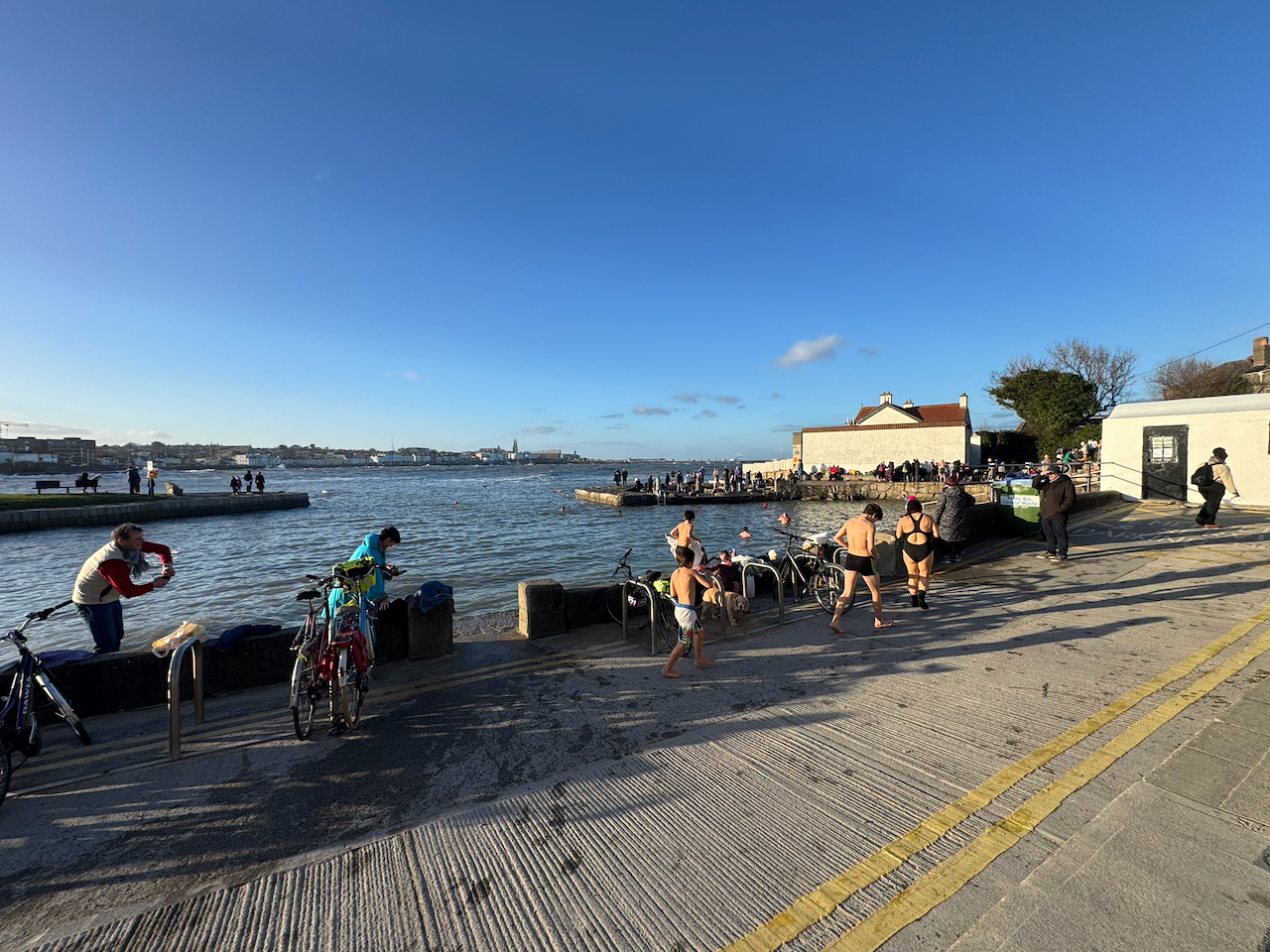 Nobody told us to bring swimsuits!